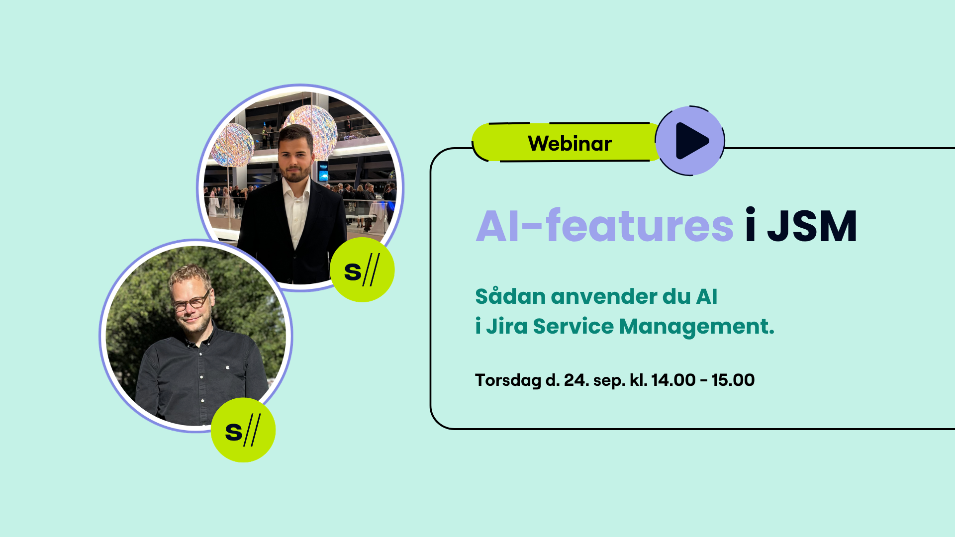 AI-features i JSM – Gratis webinar om AI i Jira Service Management, 24. september 2026