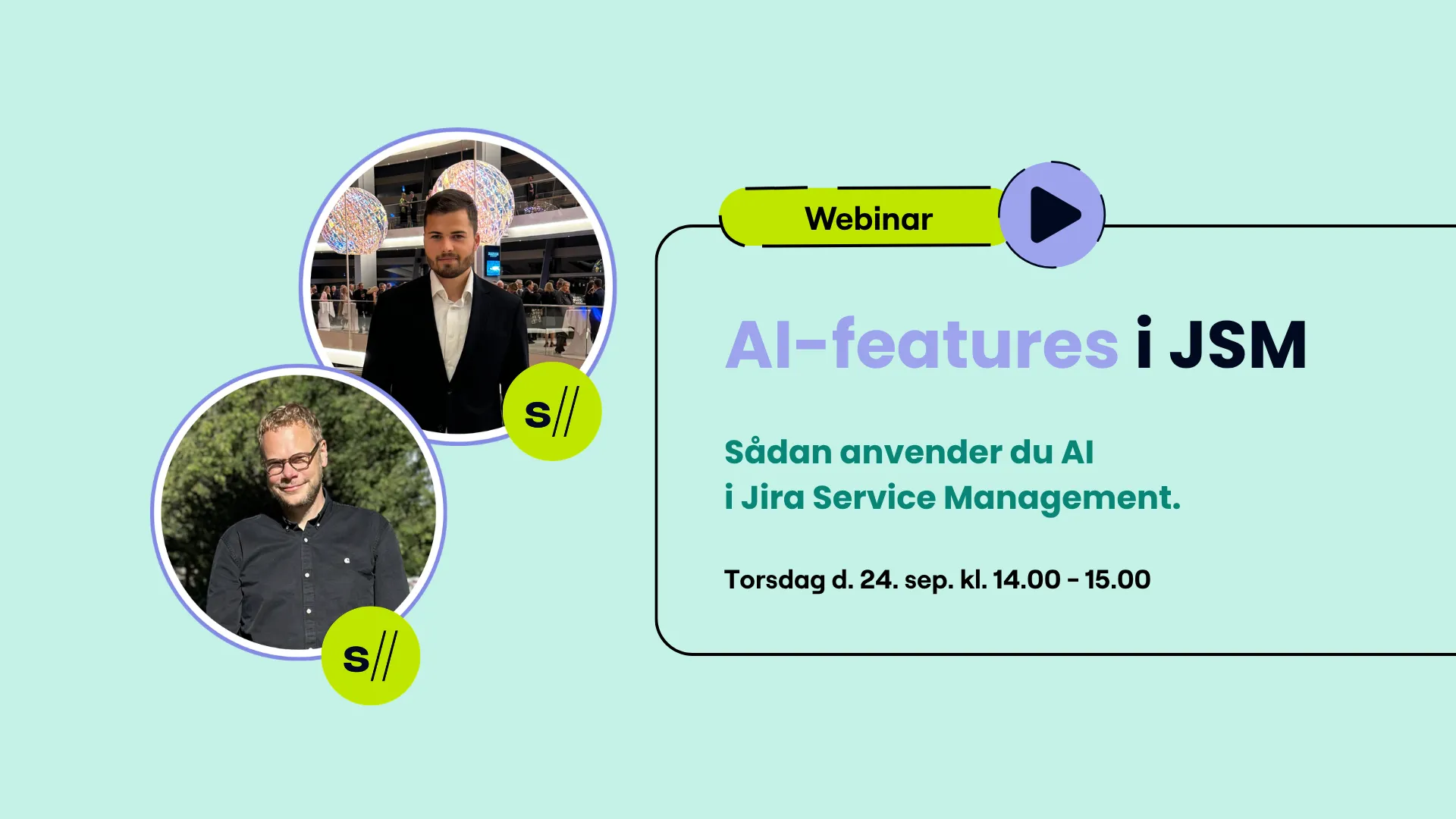 AI-features i JSM – Gratis webinar om AI i Jira Service Management, 24. september 2026