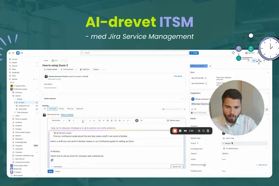 AI-drevet ITSM med Jira Service Management