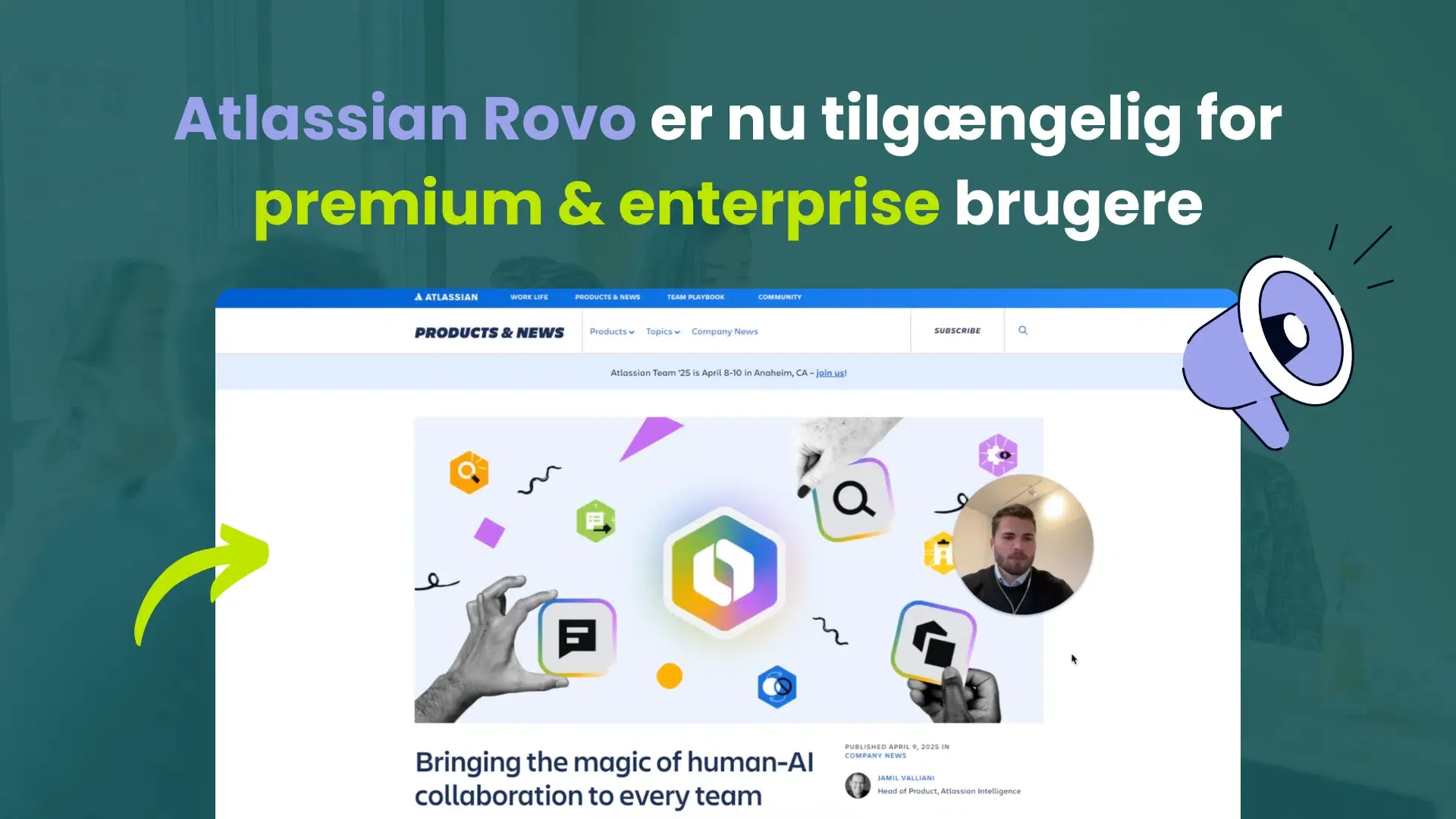 Atlassian Rovo er nu tilængelig for premium og enterprise brugere