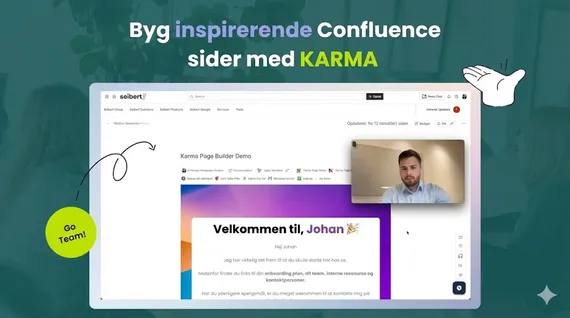 Byg inspirerende Confluence sider med KARMA