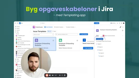 Byg opgaveskabeloner i Jira