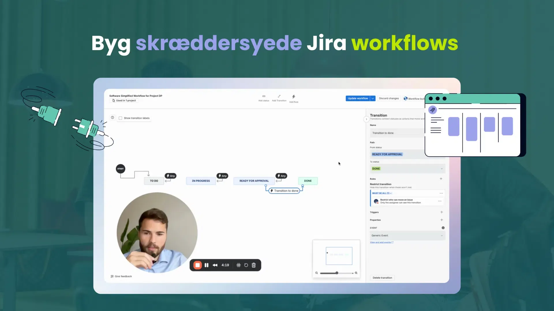 Byg skræddersyede Jira workflows