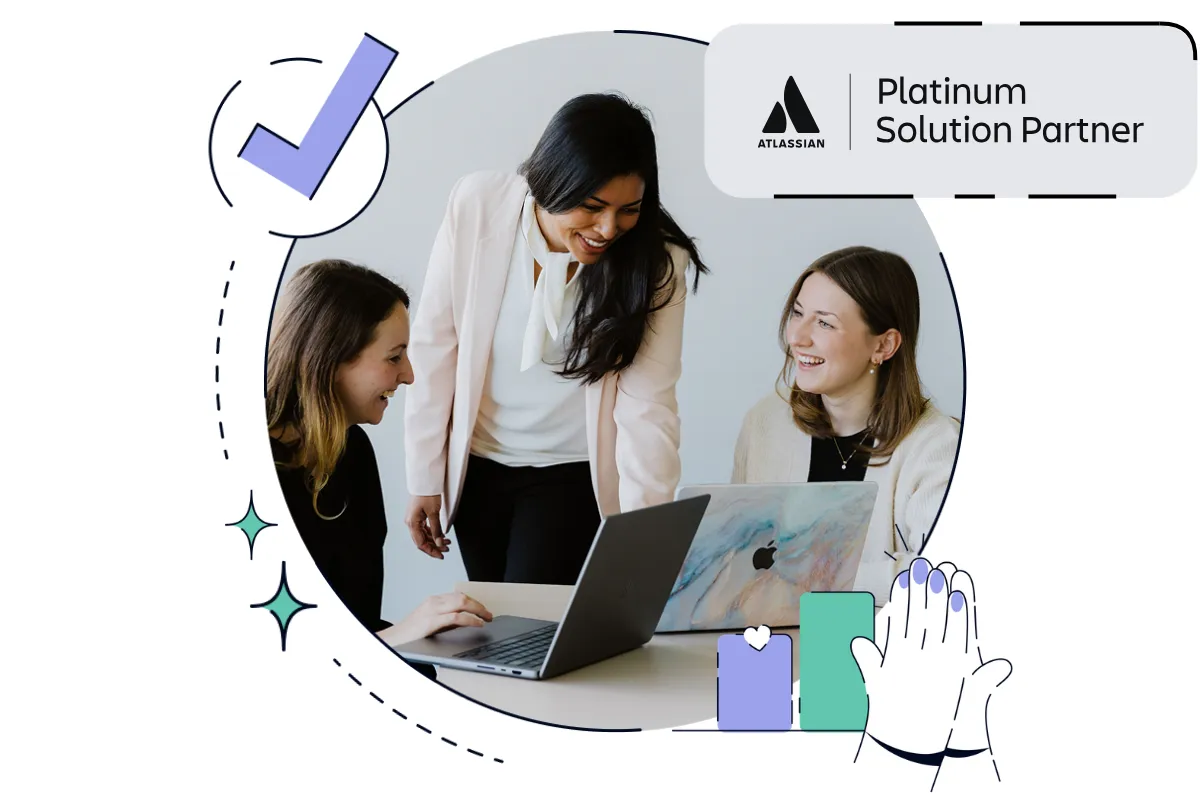 Teams der samarbejder med Atlassian software