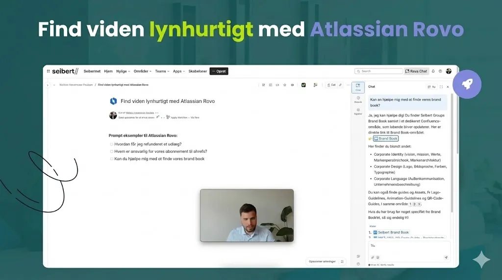 Find viden lynhurtigt med Atlassian Rovo