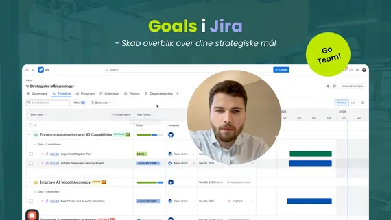 Goals i Jira: Skab overblik over dine strategiske mål