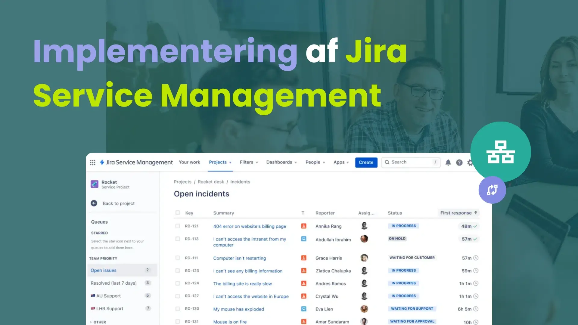 Implementering af Jira Service Management