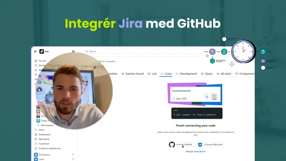 Integrer Jira med GitHub og få overblik over udviklingsarbejdet