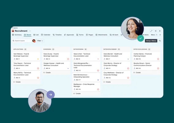 screenshot of two people have a meeting via loom