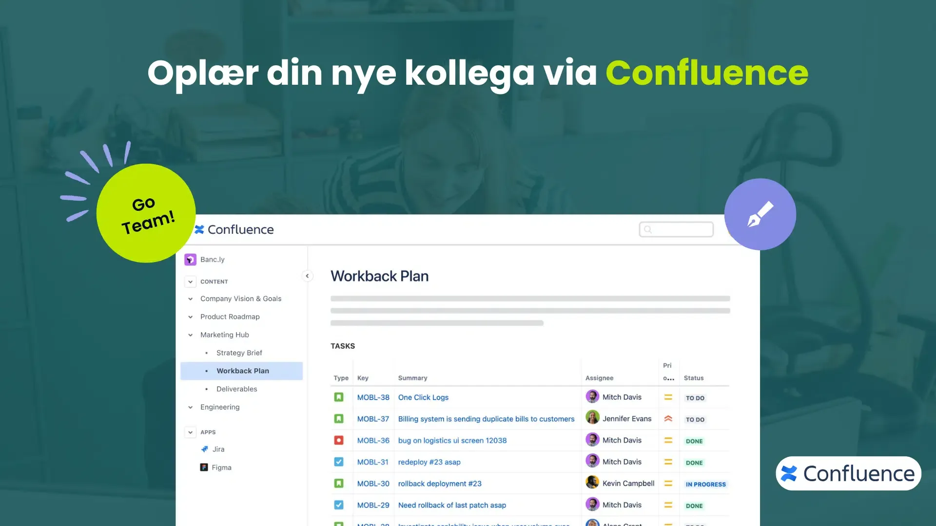Oplær din nye kollega via Confluence