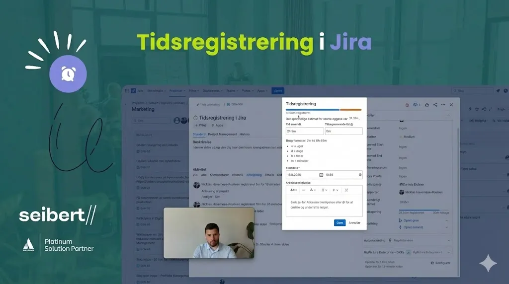 Tidsregistrering i Jira